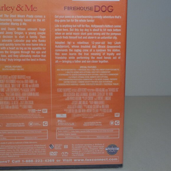 MARLEY & ME / FIREHOUSE DOG New DVD / Double Feature / Bonus Special Features - Picture 4 of 8